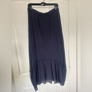 Cut-Loose Elegant Navy A-Line Skirt XL NWT